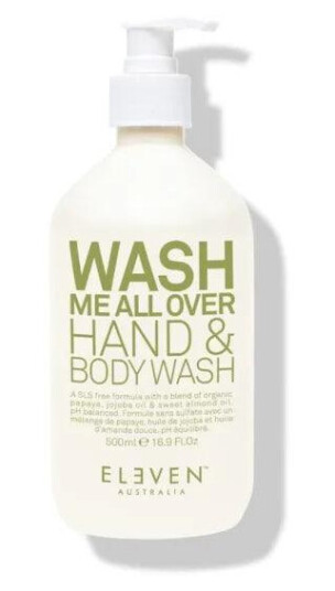 Eleven Australia Wash Me All Over Fuktighetsgivende Sjampo 500 ml med Papaya og Mandelolje