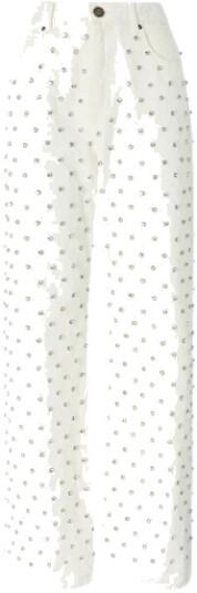 Pinko Dame Bukser Hvit W27,