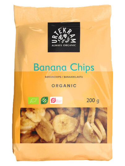 Sprø Bananchips, 200 g