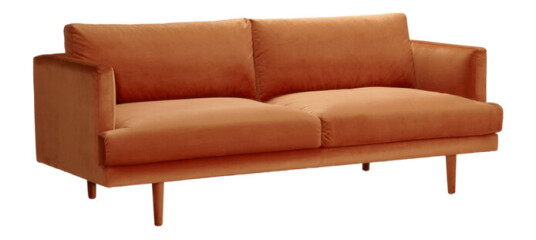 Jotex ANTWERPEN sofa 3-seter Rustoransje 1673586-03-39 1516532-01-0
