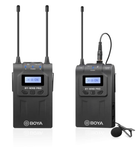Boya Pro-k1 Wireless Receiver + Transmitter + Microphone Svart Boya Pro-k1 Wireless Receiver + Transmitter + Microphone Svart