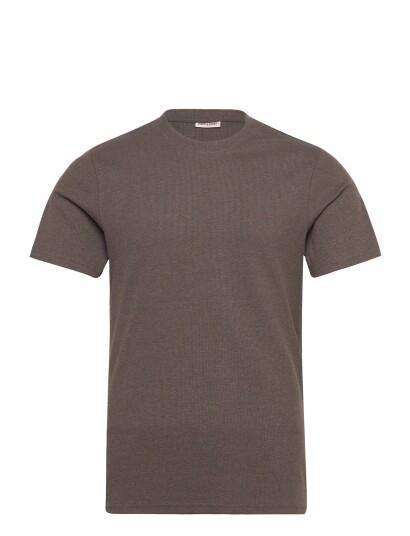 ONLY & SONS Onstanner Slim Ss Rib Tee Brown XL