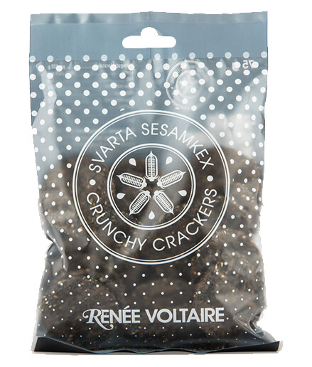 Sorte sesamkjeks, 75 g