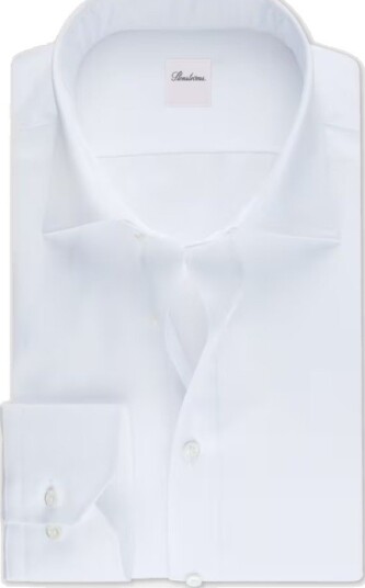 Stenströms Classic twill shirt white hvit 43 herre