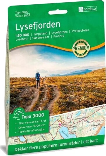 Ugland IT Nordeca Lysefjorden 1:50 000 Topo 3000 1:50 000 Ugland IT Nordeca Lysefjorden 1:50 000 Topo 3000 1:50 000