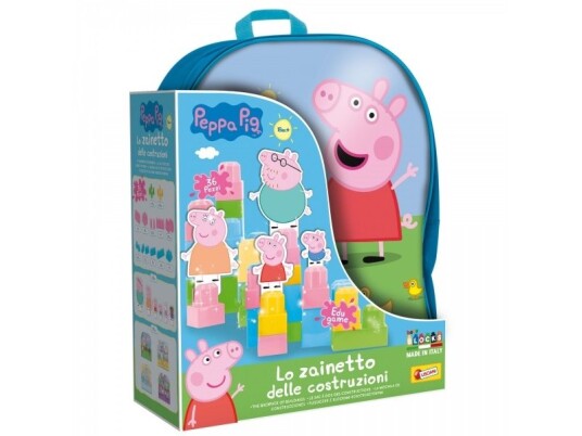 Lisciani Lever Gris Peppa-Ryggsekk Med Byggekloser Lisciani Lever Gris Peppa-Ryggsekk Med Byggekloser
