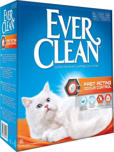 Ever Clean Fast Acting Odour Control Kattesand 6 L 