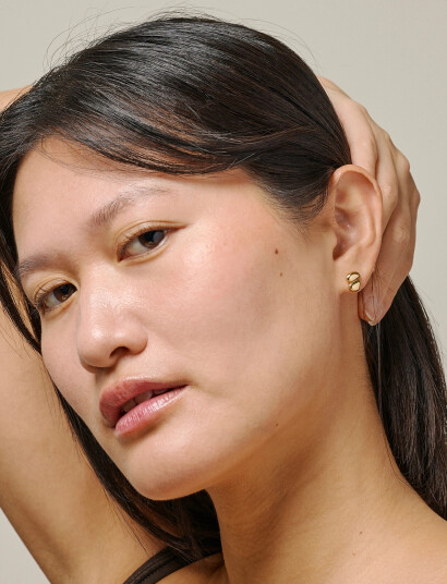 Enamel Copenhagen Studs Melia Gold ONE SIZE Enamel Copenhagen Studs Melia Gold ONE SIZE