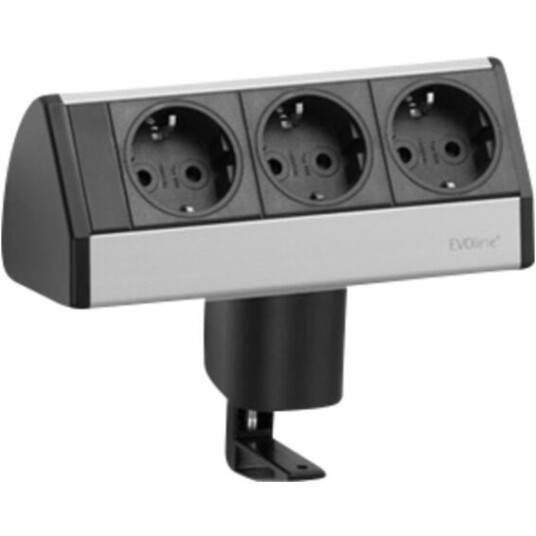EVOline Dock - 3x stikk. Bordtvinge. Tilførsel under - 1504132