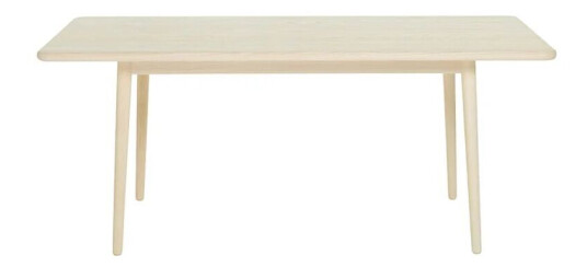 Stolab Miss Holly bord 235 x 82 cm Bjørk lys mattlakkert, 2 ilegg