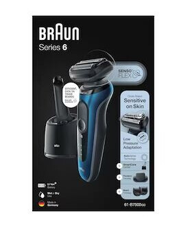 Braun Barbermaskin Series 6 61 B7500cc Blå