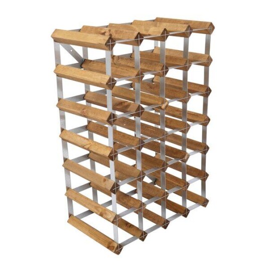 The Swedish Wine Rack Factory Vinstativ 30 flasker montert lys eik The Swedish Wine Rack Factory Vinstativ 30 flasker montert lys eik