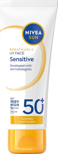 Nivea Sun UV Face Sensitive Cream SPF 50+ 40ml 50+