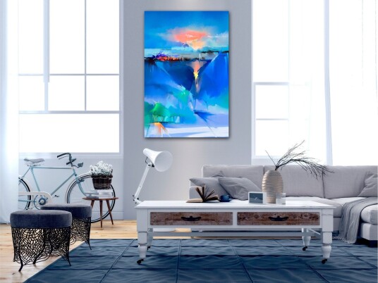 Tavle Winter Landscape 1 Part Vertical 80X120 Artgeist sp. z o. o.