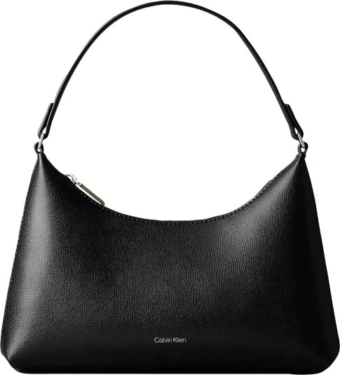 Calvin Klein Foil Logo Small Shoulder Bag Black ONE SIZE