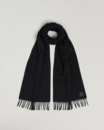 Amanda Christensen Merino Wool Scarf Black