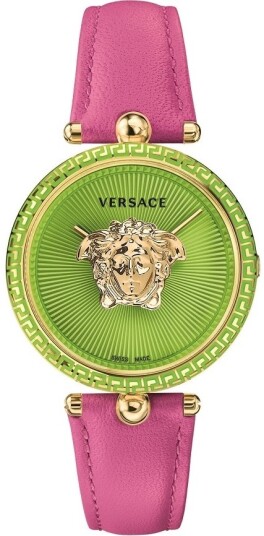 Versace Dameklokke VCO150017 Palazzo Grønn/Lær Ø39 mm