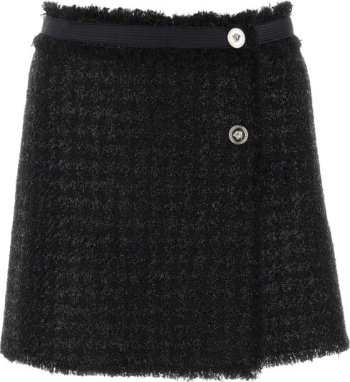 Versace Dame Skjørt Svart S, Versace Dame Skjørt Svart S,