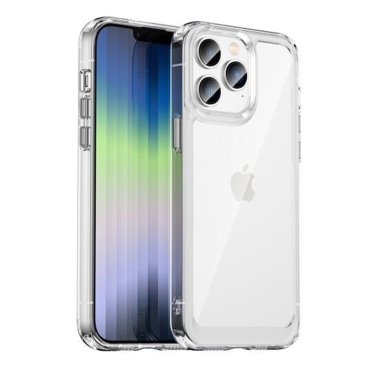 INCOVER iPhone 14 Pro Hybrid Plastdeksel - Gjennomsiktig