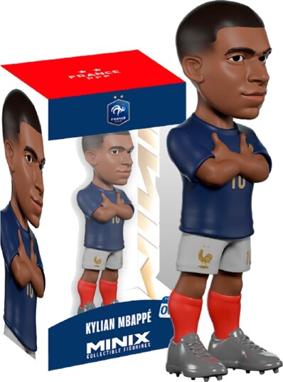 Minix Kylian Mbappé Fotballfigur - Frankrike - Samlefigur - OneSize