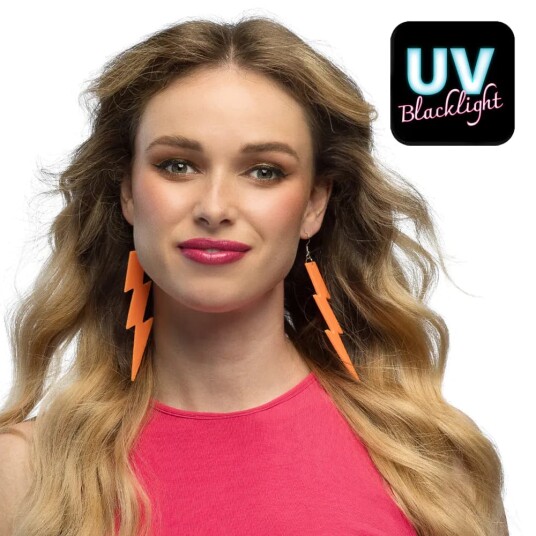 Boland - Earrings Flash Neon Orange Boland - Earrings Flash Neon Orange