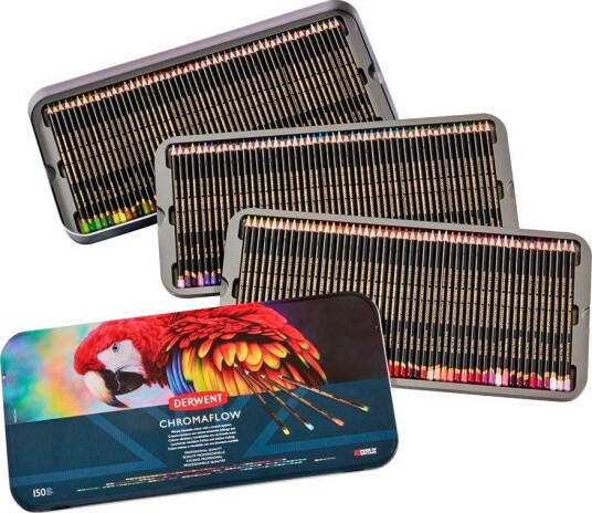 Derwent Chromaflow Pencil 150Stk Tin Derwent Chromaflow Pencil 150Stk Tin