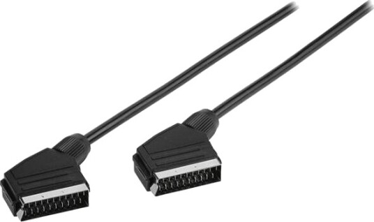 Vivanco Vvvxscar12mmk 1,2 M Scart 21-Pin Scart 21-Pin Hankjønn Hankjønn Svart