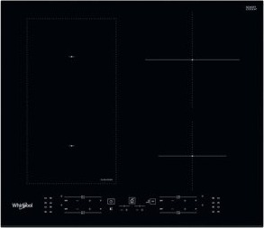 Whirlpool 59 cm Sonebasert Induksjon Innebygd Platetopp Svart Whirlpool 59 cm Sonebasert Induksjon Innebygd Platetopp Svart
