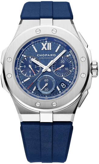 Chopard Herreklokke 298609 3003 Alpine Eagle Blå/Gummi Ø44 mm Chopard Herreklokke 298609 3003 Alpine Eagle Blå/Gummi Ø44 mm