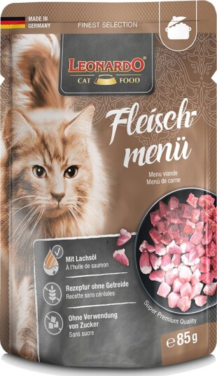 Leonardo Våtfôr Finest Selection Kjøtt Meny 32 X 85 G