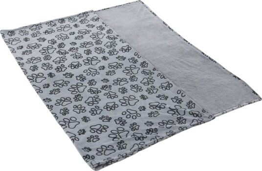 Smartpet Mikrofiberteppe Pawzzz L 200 X B 150 cm (Grå/Svart)