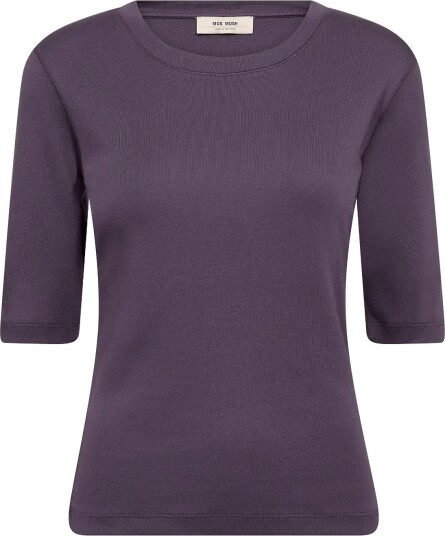 MOS MOSH Mmmali O Neck 3/4 Sleeve Tee SWEET GRAPE L