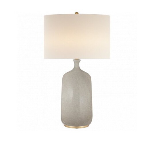 Culloden Table Lamp Bone Craquelure