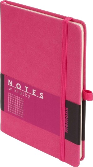 Antra Notatbok Memofix B6 Ruter Rosa