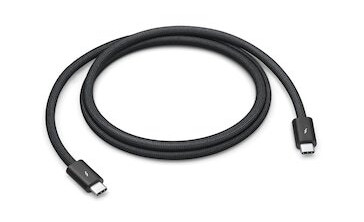 Apple Thunderbolt 4 Pro Kabel 1m (sort) Apple Thunderbolt 4 Pro Kabel 1m (sort)