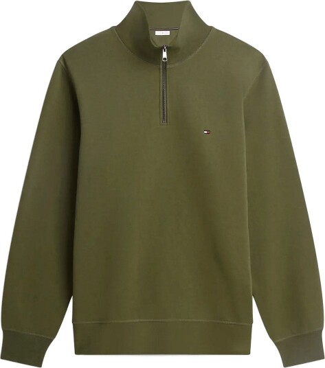 Tommy Hilfiger Essential Fleece 1/4 Zip Khaki green L