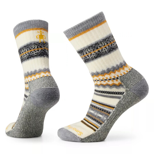 Smartwool Men's Everyday Snowed In Sweater Crew Socks Natural S, Natural