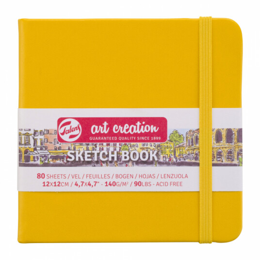 Art Creation Sketchbook Golden Yellow 12x12 cm Art Creation Sketchbook Golden Yellow 12x12 cm