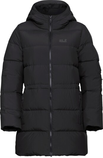 Jack Wolfskin Women's Frozen Palace Long Jacket Rds Black M Jack Wolfskin Women's Frozen Palace Long Jacket Rds Black M