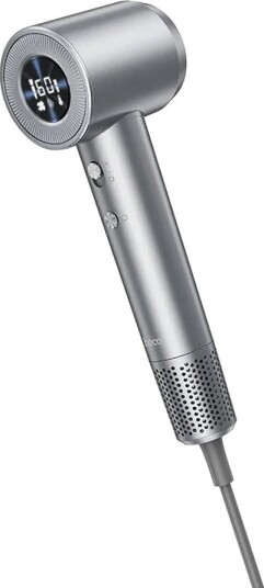 HOCO HP10 Hårføner - 1600W, Ionisk, Grå