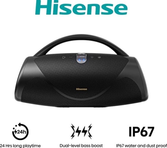 Hisense VoyageBoom Bluetooth-høyttaler Sort