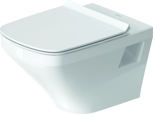 Duravit DuraStyle Vegghengt toalett 370x540 mm, Rimless, Hvit m/HG Duravit DuraStyle Vegghengt toalett 370x540 mm, Rimless, Hvit m/HG