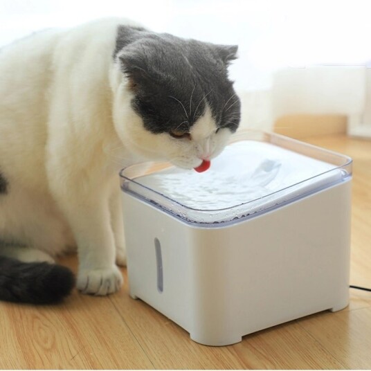 Movapet Elektrisk Vannfontene Katt Og Hund Drikkefontene Vanndispenser 2Ltr