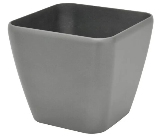 Europalms Deco Pot Luna-33 Rectangular, Silver Europalms Deco Pot Luna-33 Rectangular, Silver