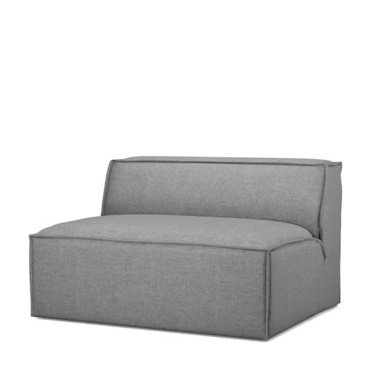 Riviera Maison The Jagger Midtmodul 125 cm washed cotton grey