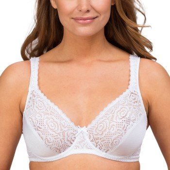 Trofe Annie Underwire Bra BH Hvit polyamid B 105 Dame Trofe Annie Underwire Bra BH Hvit polyamid B 105 Dame
