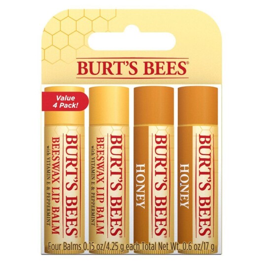 Burt`s Bees Burt´s Bees Beeswax & Honey Quad Pack 4x4,25g Burt`s Bees Burt´s Bees Beeswax & Honey Quad Pack 4x4,25g