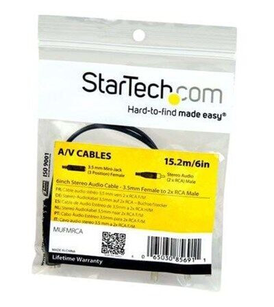 StarTech.com Stereo Audio Cable StarTech.com Stereo Audio Cable