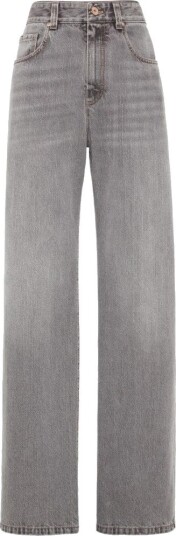 Brunello Cucinelli Dame Jeans Grå 2XS,