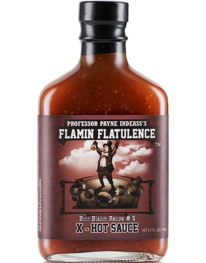 Professor Payne Indeass"s Flamin" Flatulence Sterk Habanerosaus 170 ml Professor Payne Indeass"s Flamin" Flatulence Sterk Habanerosaus 170 ml